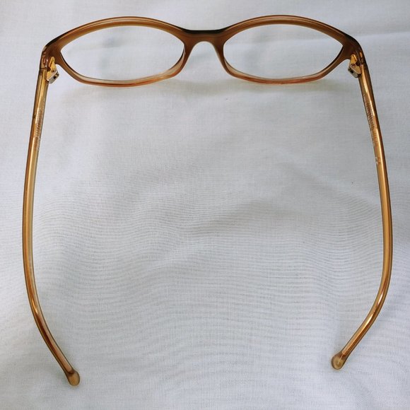 FACE STOCKHOLM Eyeglass Frames 1300 GLOW Full Plastic Rim Brown Tan Beige - Picture 4 of 11